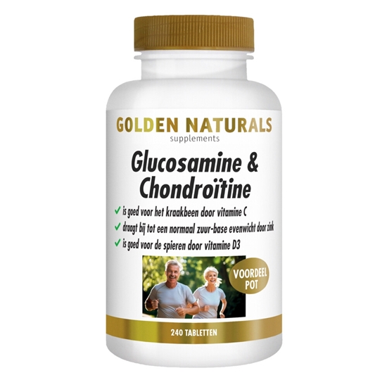GOLDEN NATURALS GLUCOSAMINE  CHONDRIOTINE 240ST